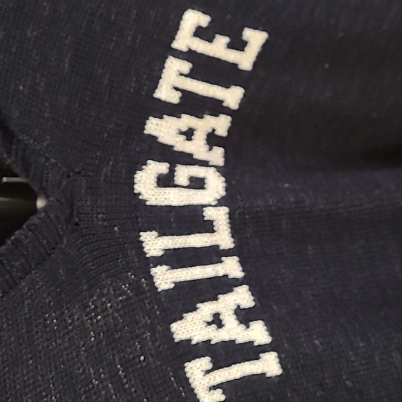 MARLED NAVY BLUE HOODED SWEATER WOMENS SIZE MEDIUM - Picture 2 of 7